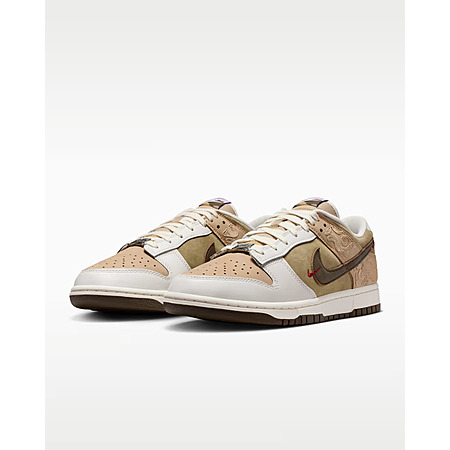 Nike Men's Dunk Low SE "LNY" Shoes (Linen/Phantom/Neutral Olive/Dark Hazel)