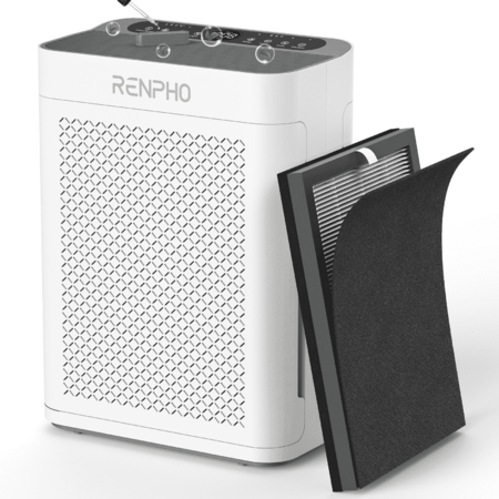 RENPHO HEPA Air Purifier w/ Washable Filter & Air Quality Sensor for Large Rooms up to 3000 Sq.ft $106.99 + Free Shipping