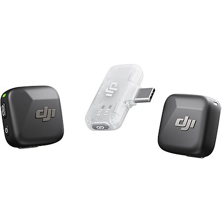 DJI Mic Mini Wireless Microphone System (2 TX + 1 Mobile RX) $45 + Free S&H