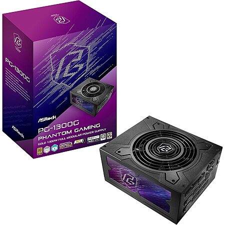 1300W ASRock Phantom Gaming PG-1300G Fully Modular ATX 3.1 80 Plus Gold Power Supply $149.99 + Free Shipping
