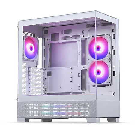 Phanteks XT View Matrix ATX Mid-Tower PC Case w/ 600-LED Matrix Display & 3x D-RGB Fans (White) $64.99 after $10.00 Rebate + Free Shipping