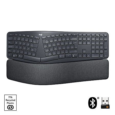 (Certified Refurbished) Logitech Ergo K860 Wireless Split Ergonomic Keyboard w/ Wrist Rest $72 + Free Shipping