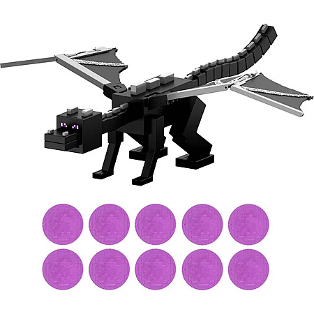 Minecraft 20" Dragon's Breath Attack Ender Dragon Action Figure w/ 10 Discs $13.99 + Free Shipping