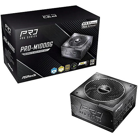 1000W ASRock PRO PRO-M1000G ATX 3.1 80 Plus Gold Power Supply $108.99 + Free Shipping
