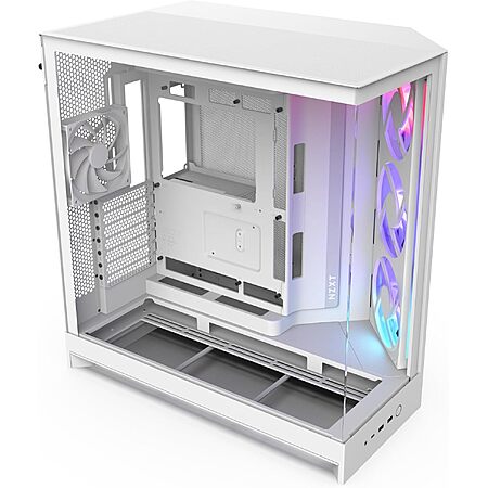 NZXT H9 Flow RGB Dual-Chamber ATX Mid-Tower PC Case (White) $129.99 + Free Shipping