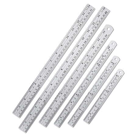 6-Pack Mr. Pen Stainless Steel Ruler Set (6", 8", 10", 12", 14" & 16") $7.95 + Free Shipping w/ Walmart+ or on $35+
