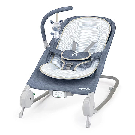 Ingenuity 2-in-1 Happy Belly Rock to Bounce Massage Baby Seat (Chambray) $36.79 + Free Shipping