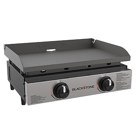 Prime: Blackstone 22" 2-Burner Tabletop Griddle w/ Rear Grease Management $93 + Free S&H