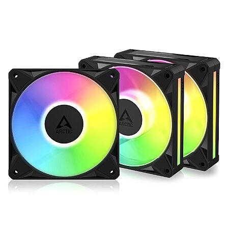 3-Pack ARCTIC BioniX P12 A-RGB 120mm PC Case Fans (Black) $28.99 + Free Shipping w/ Prime or on $35+
