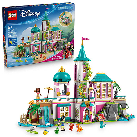 LEGO Disney Princess Castle & Royal Pets Building Set (43267) $74.28 or less