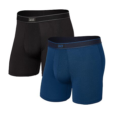 2-Pk SAXX Underwear Co. Men's Daytripper Comfort Stretch Boxer Brief (M or XXL) $18.70