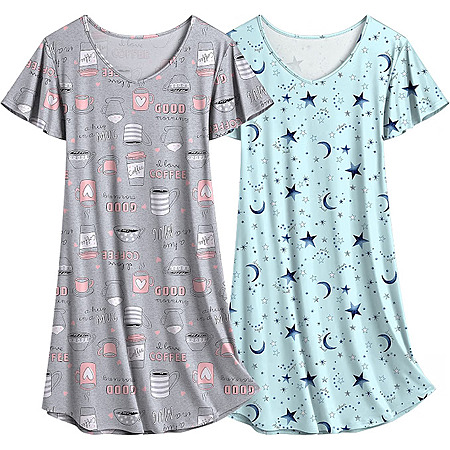 2-Pk Ekouaer Women's Nightgowns (Various) $12.60