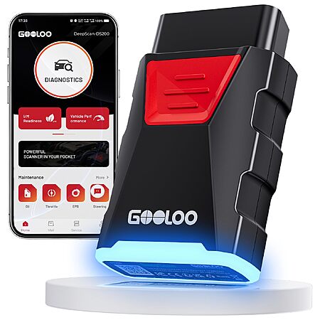 GOOLOO DS200 OBD2 Scanner, Bi-Directional Diagnostic Tool for 1996+ Vehicles.