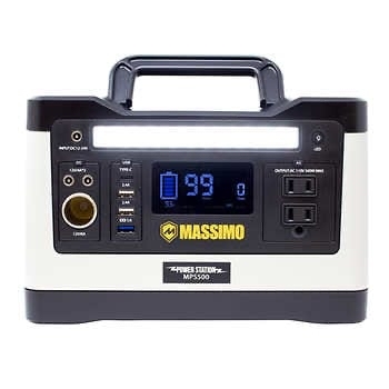 Massimo 500W 12V Portable Lithium Battery Power Station - $340