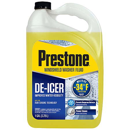 $3.96 1 Gallon Prestone Windshield Washer Fluid with De-Icer -34 Degrees