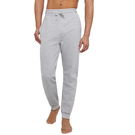 $7.36 Hanes Men's EcoSmart Fleece Sweatpants Joggers (Light Steel) Amazon