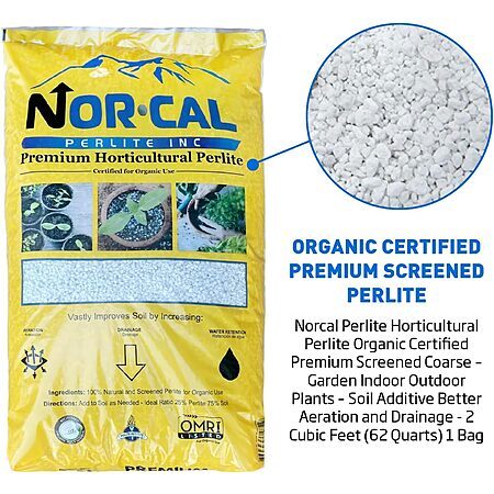 Huge Bag of Norcal Horticultural Perlite 2 Cubic Feet (62 Quarts) $22. ...