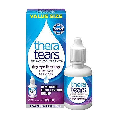 Select Accts: 1-Oz TheraTears Dry Eye Therapy Eye Drops $6.40 & More w/ S&S