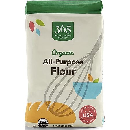 $5.50 365 by Whole Foods Market, Organic All Purpose Flour, 80 Ounce with S&S