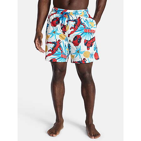 $3.67 to $4.51 Marvel Deadpool Men's Swim Trunks, Sizes S-3XL