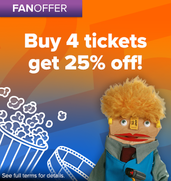 Fandango: 25% Off 4+ Movie Tickets
