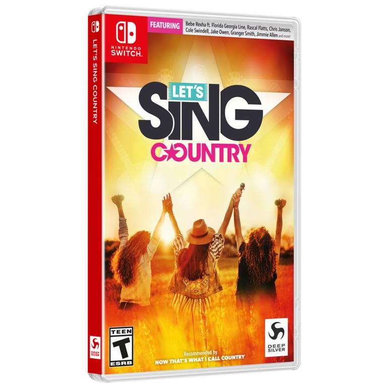 Let's Sing Country (Nintendo Switch, Xbox One, or PS4) $9.99 or Let's Sing Country w/ 2 Microphones Bundle (Xbox One or PS4) $19.99