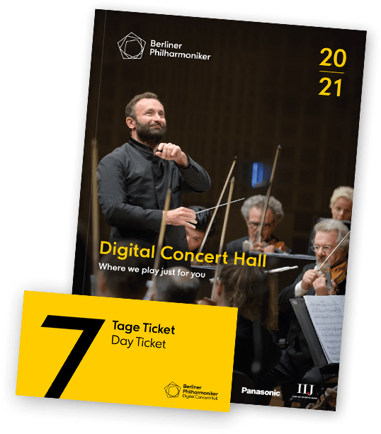 Free 7-Day Ticket & Programme Brochure for the Digital Concert Hall of the Berliner Philharmoniker