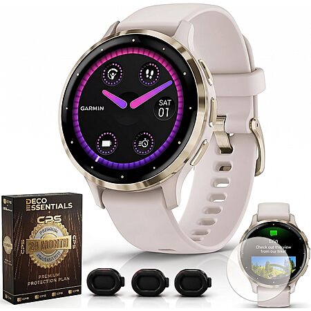 41mm Garmin Venu 3S Fitness Smartwatch (French Gray) $288 + Free Shipping