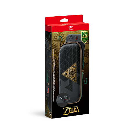 Nintendo Switch™ 2 Carrying Case and Screen Protector –The Legend of Zelda™ – 40th Anniversary Edition $39
