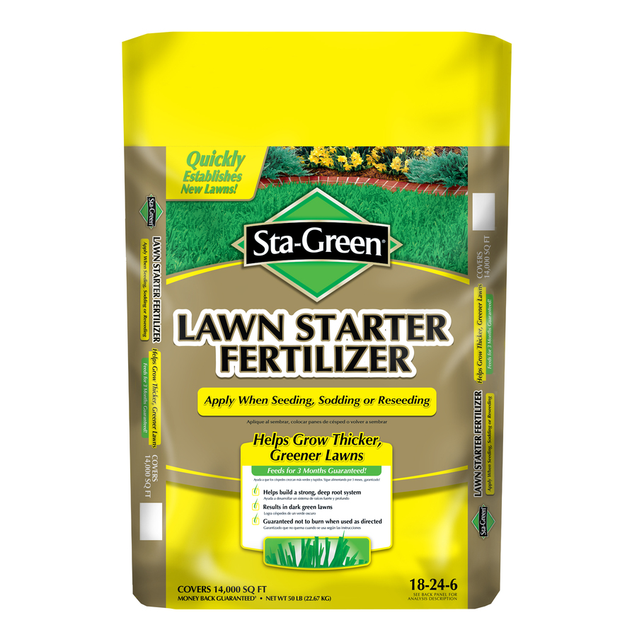 Sta-Green 14,000-sq ft Lawn Starter Lawn Fertilizer $13.74 ...