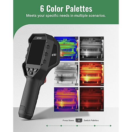 HSFTOOLS HF256 Thermal Imaging Camera, 256x192 IR Resolution Thermal Camera