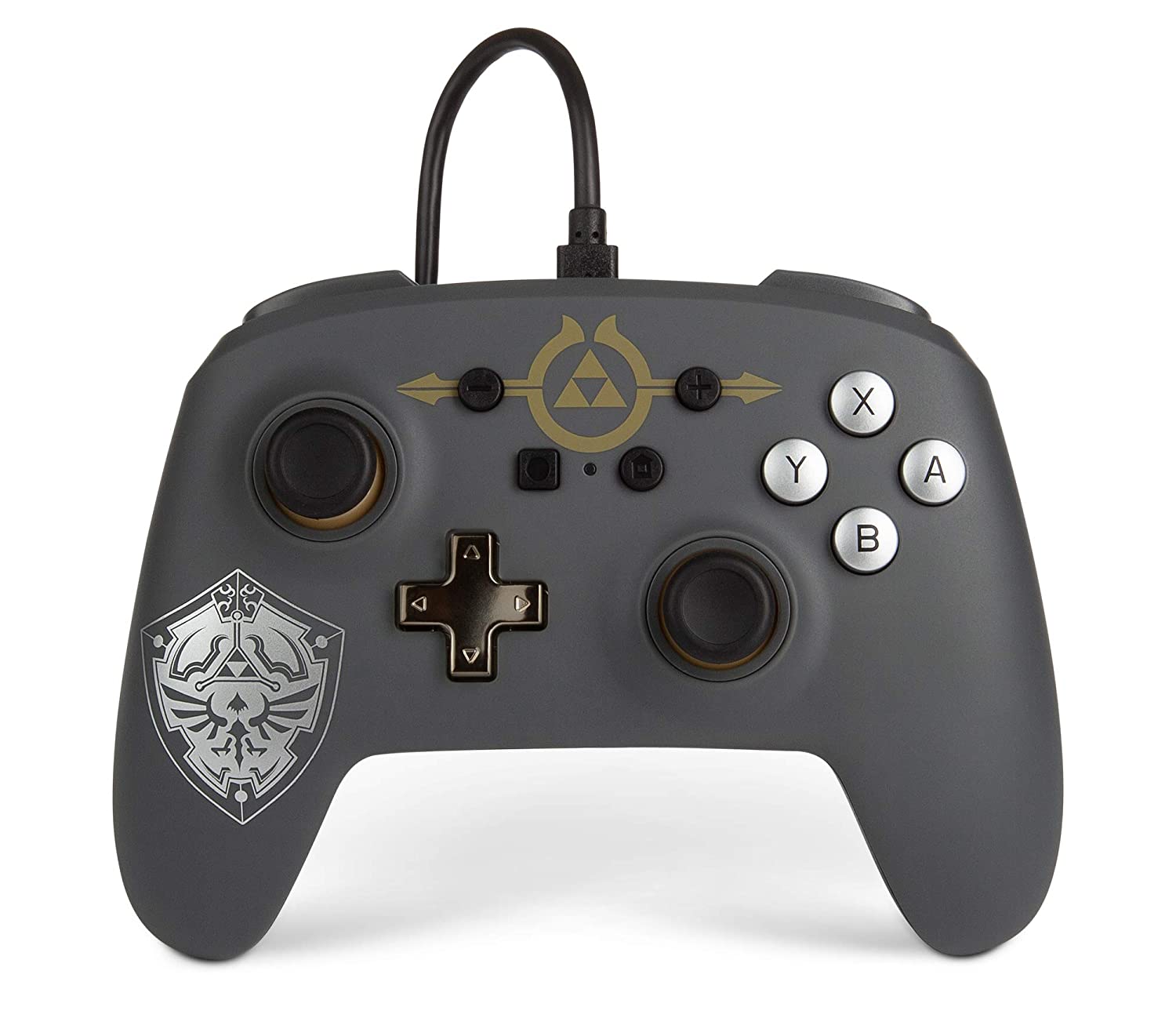 PowerA Enhanced Wired Controller for Nintendo Switch - Hylian Shield $14.99