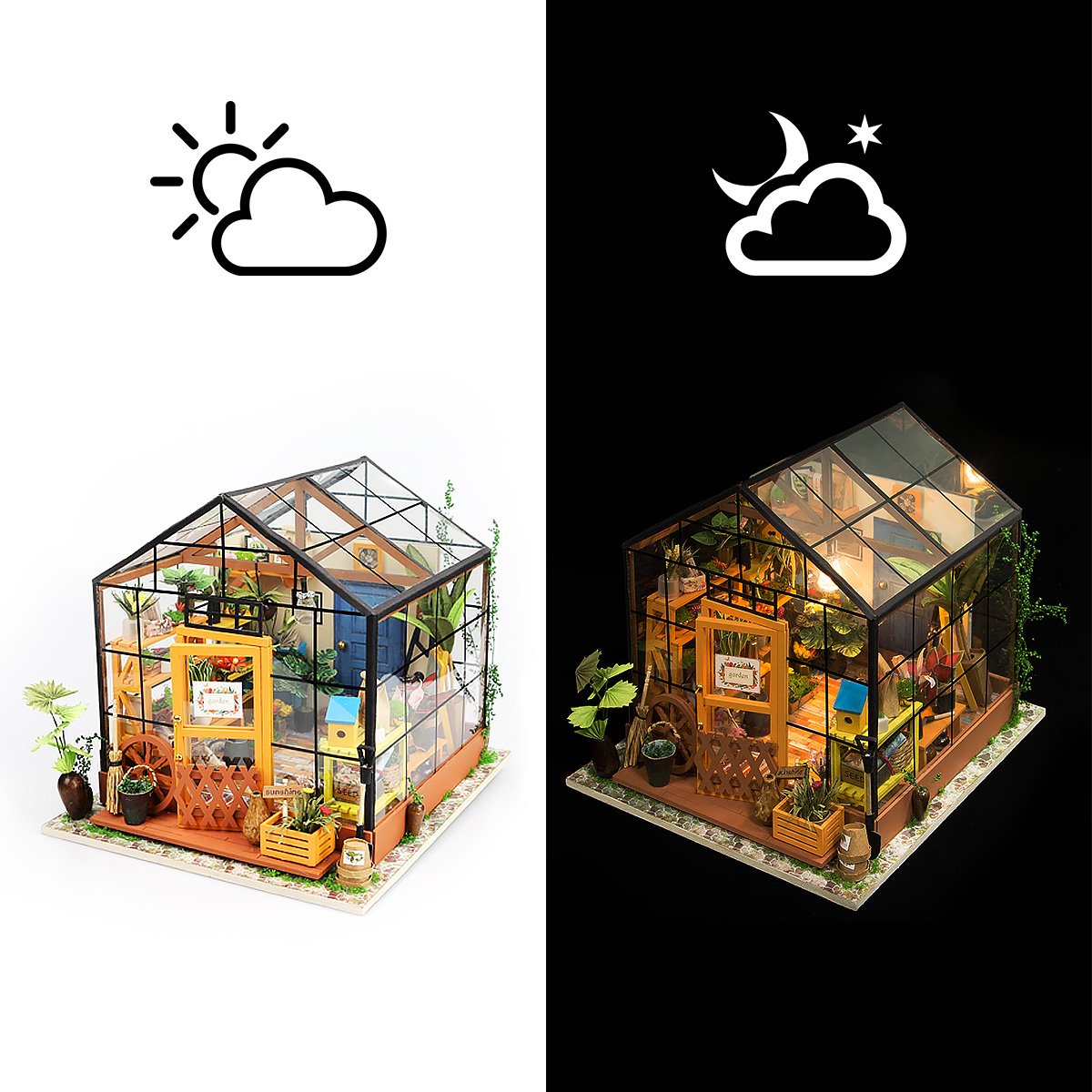 Robotime DIY Dollhouse Wooden Mini House Kit from $24.49 + Free Shipping