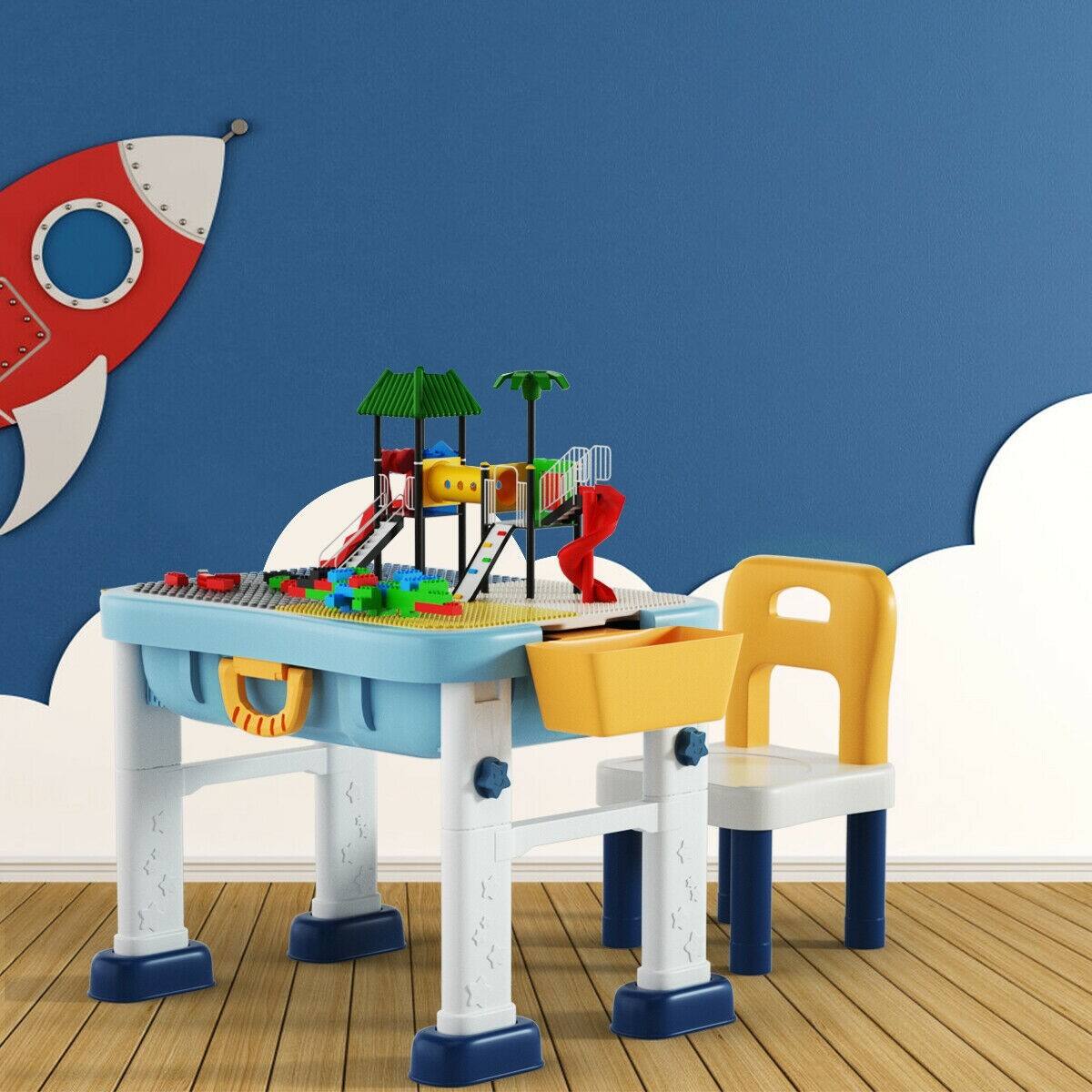 6 in 1 Kids Activity Table Set with Chair $53.95 + Free Shipping
