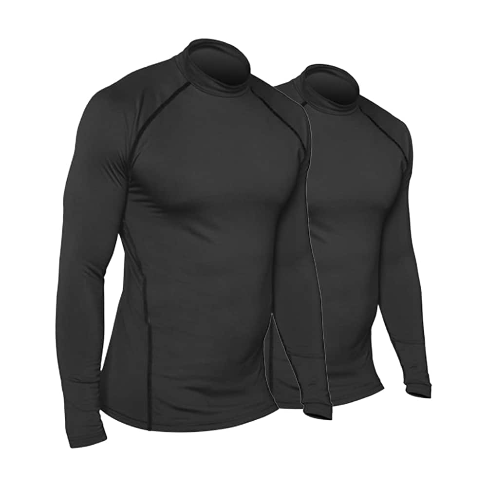 Champion Tactical TAC191 Men's Double-Dry Compression Mock Long-Sleeve Tee 2-Pack - $19.99 + Free Shipping