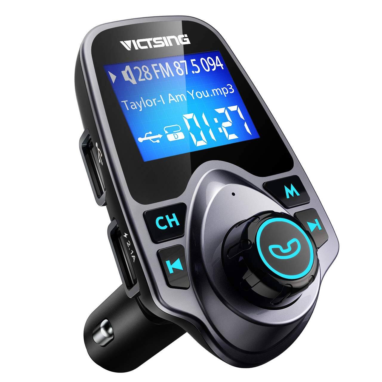 VicTsing Bluetooth FM Transmitter for Car - $8.99 + Free Shipping w/ Prime or Orders $25+