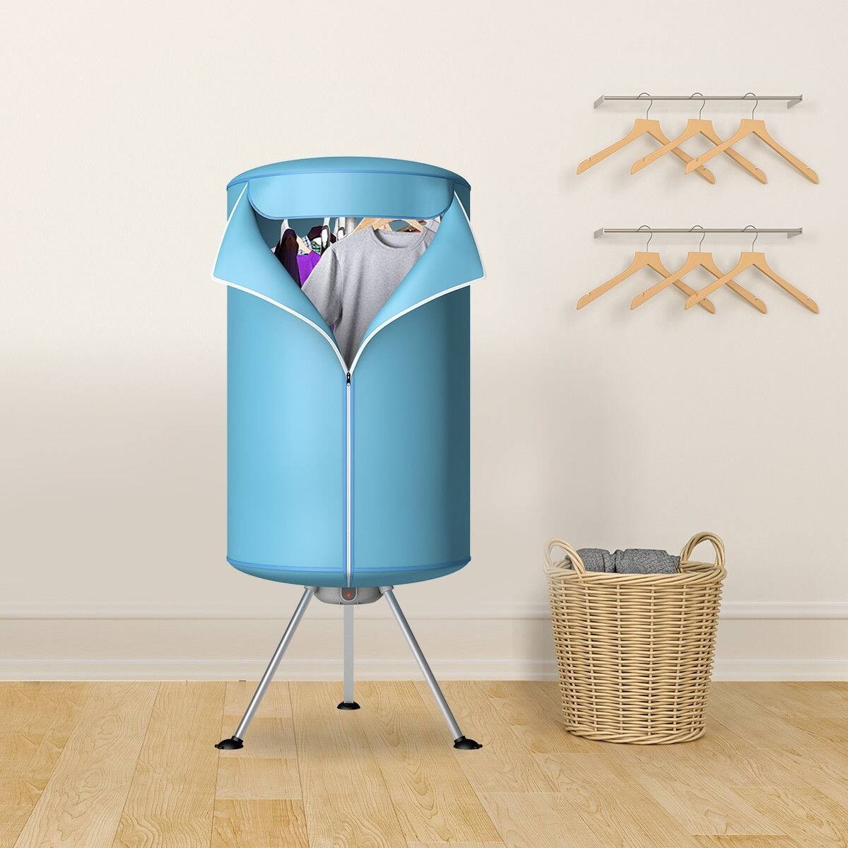 Portable Ventless Laundry Clothes Dryer Folding Drying Machine Heater + $54.95 + Free Shipping