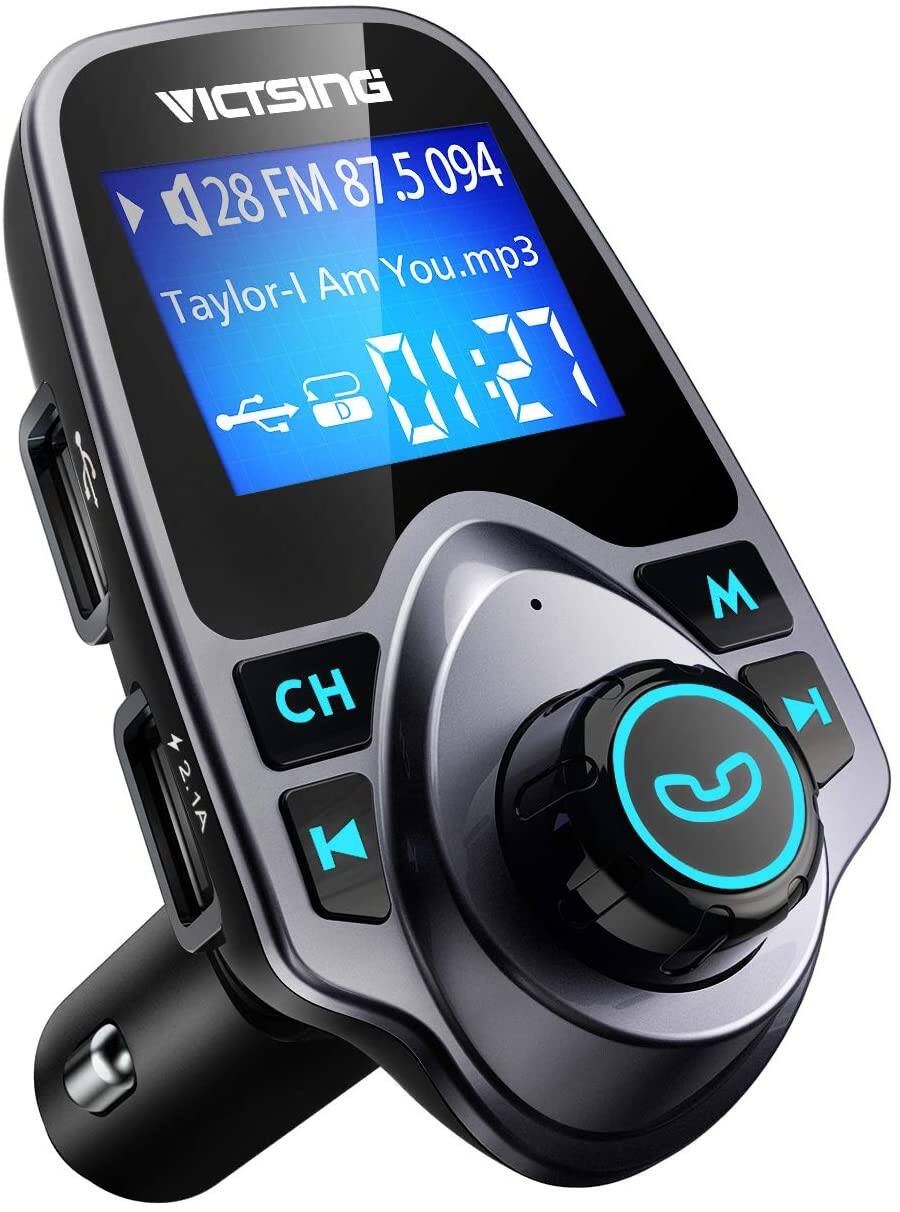 VicTsing Bluetooth FM Transmitter for Car $9.34 + FS w/ Prime or Orders $25+