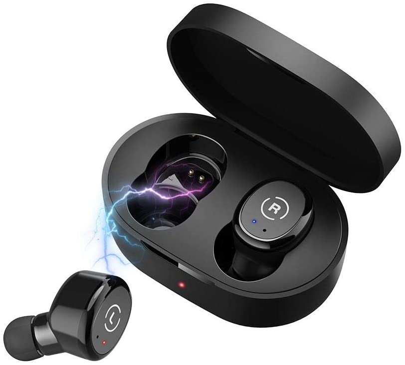 Ankbit Bluetooth 5.0 Wireless Earbuds with Mic, Wireless Charging Case, Water Resist TWS Stereo Headphones $11.70 + Free Shipping