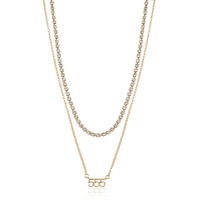 2-Piece Time and Tru Goldtone Angel Number Necklaces: 555 Change $1.91, 222 Alignment $1.96, 333 Balance $1.99 + Free S&H w/ Walmart+ or on $35+