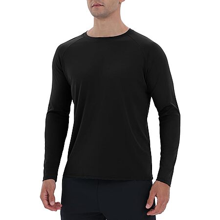 LalaHooK Men's UPF 50+ Long Sleeve Sun Protection Shirt (Various) $5 