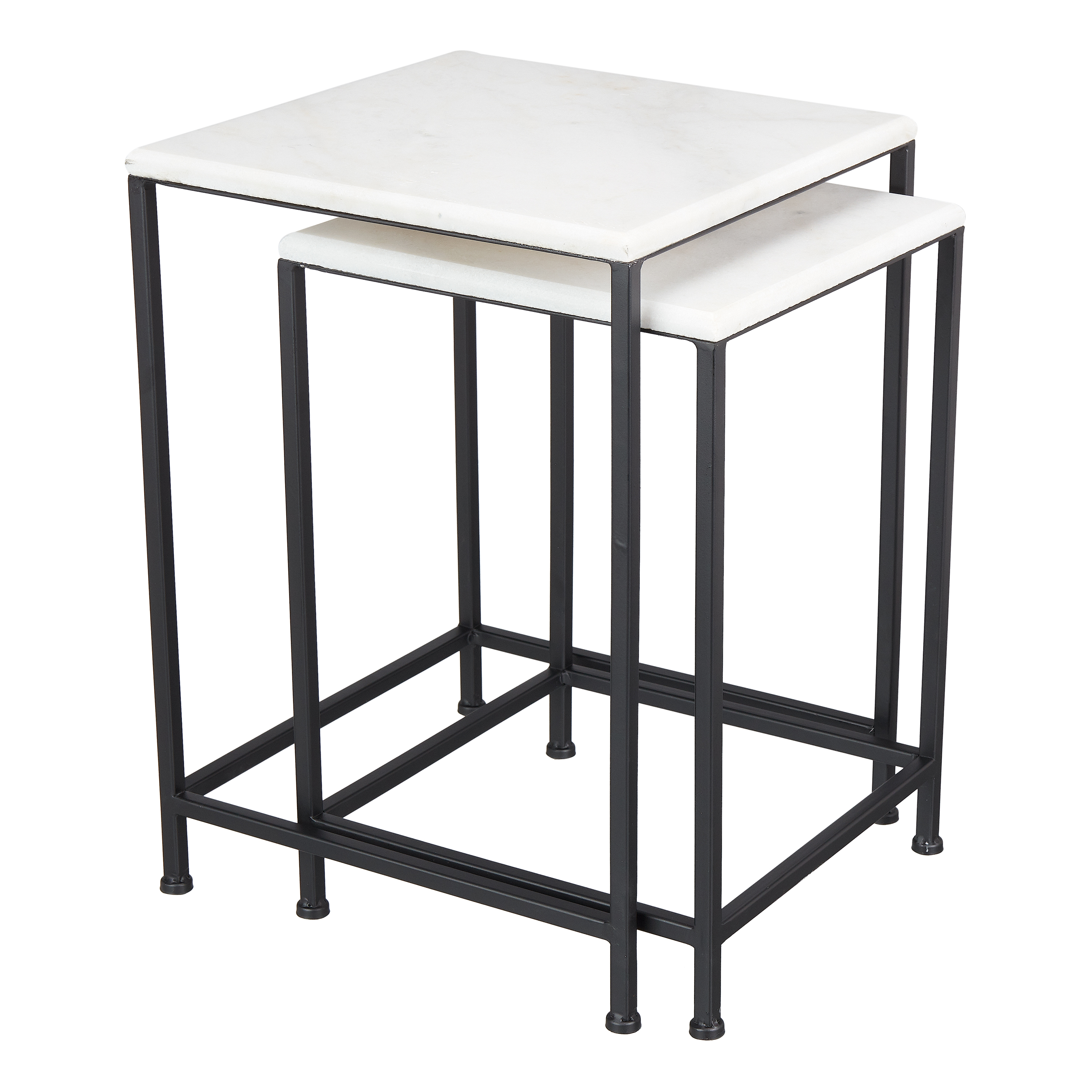 2-Pc Mainstays McKinley Heights Patio Nesting Table Set (white marble finish) $30 + Free Shipping $35+