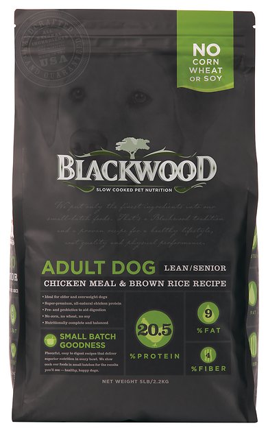 30-Lbs Blackwood Chicken Meal & Rice Recipe Lean Diet Adult Dry Dog Food $27.65 or less w/ Autoship & More + Free Shipping $49+