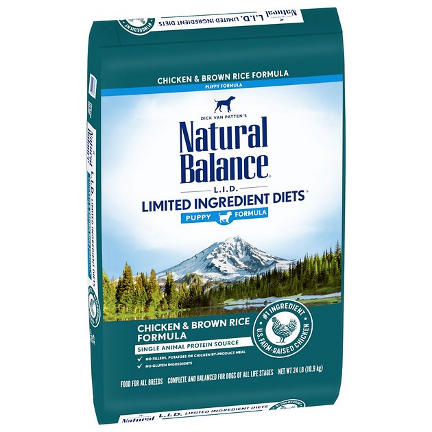 24-Lbs Natural Balance Limited Ingredient Diet Puppy Recipe Dry Dog Food (Chicken & Brown Rice) $26.70 w/ S&S + Free Shipping w/ Amazon Prime