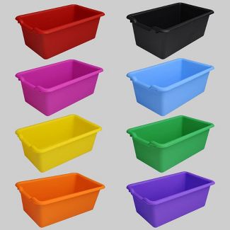 8-Pack Bullseye's Playground Plastic Storage Bins (Opaque or Transparent) $12 + Free Store Pickup at Target or Free Shipping $35+