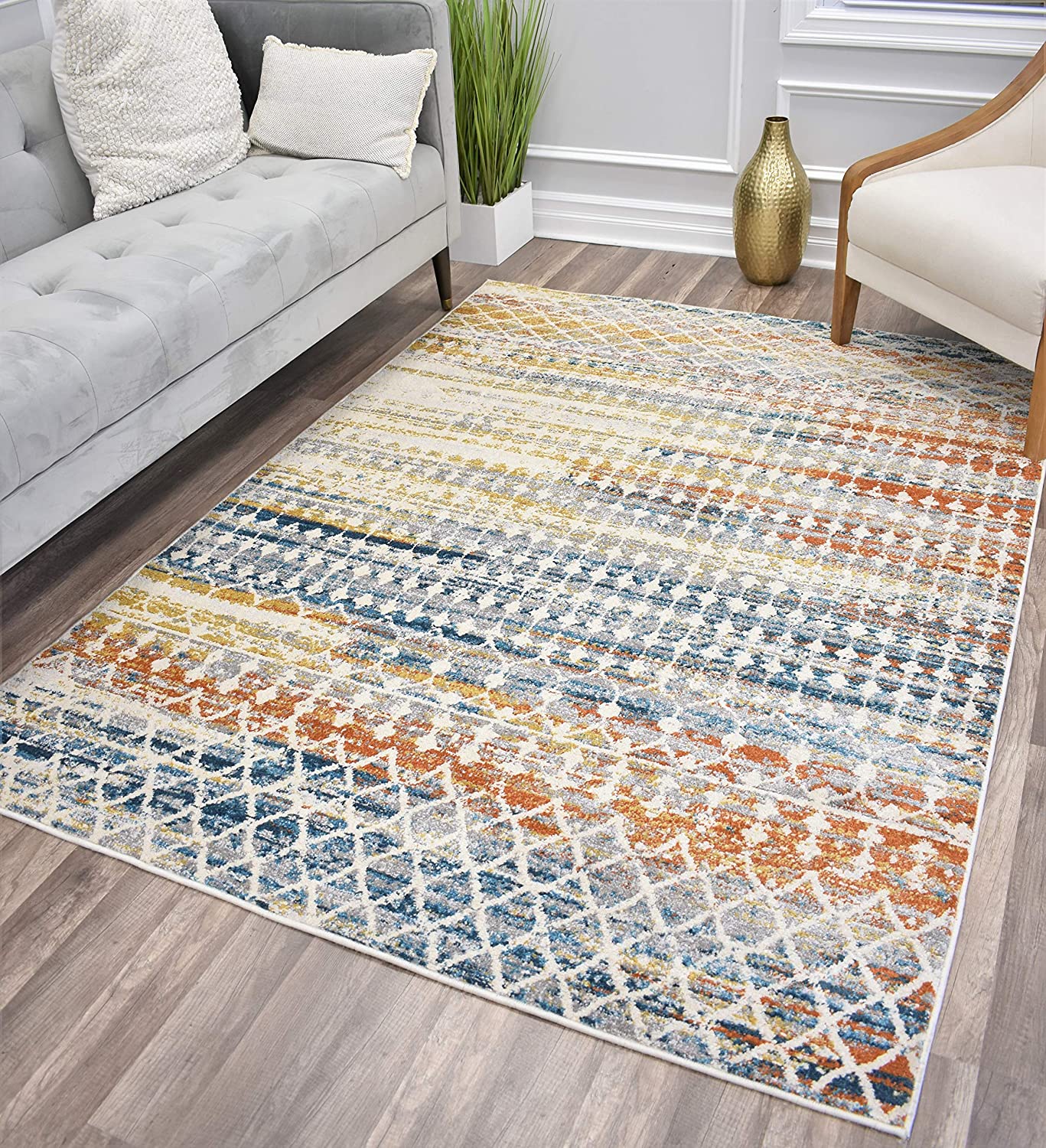 5'1" x 7' CosmoLiving Manhattan Collection Area Rug (Tribal Harvest) $33 + Free Shipping