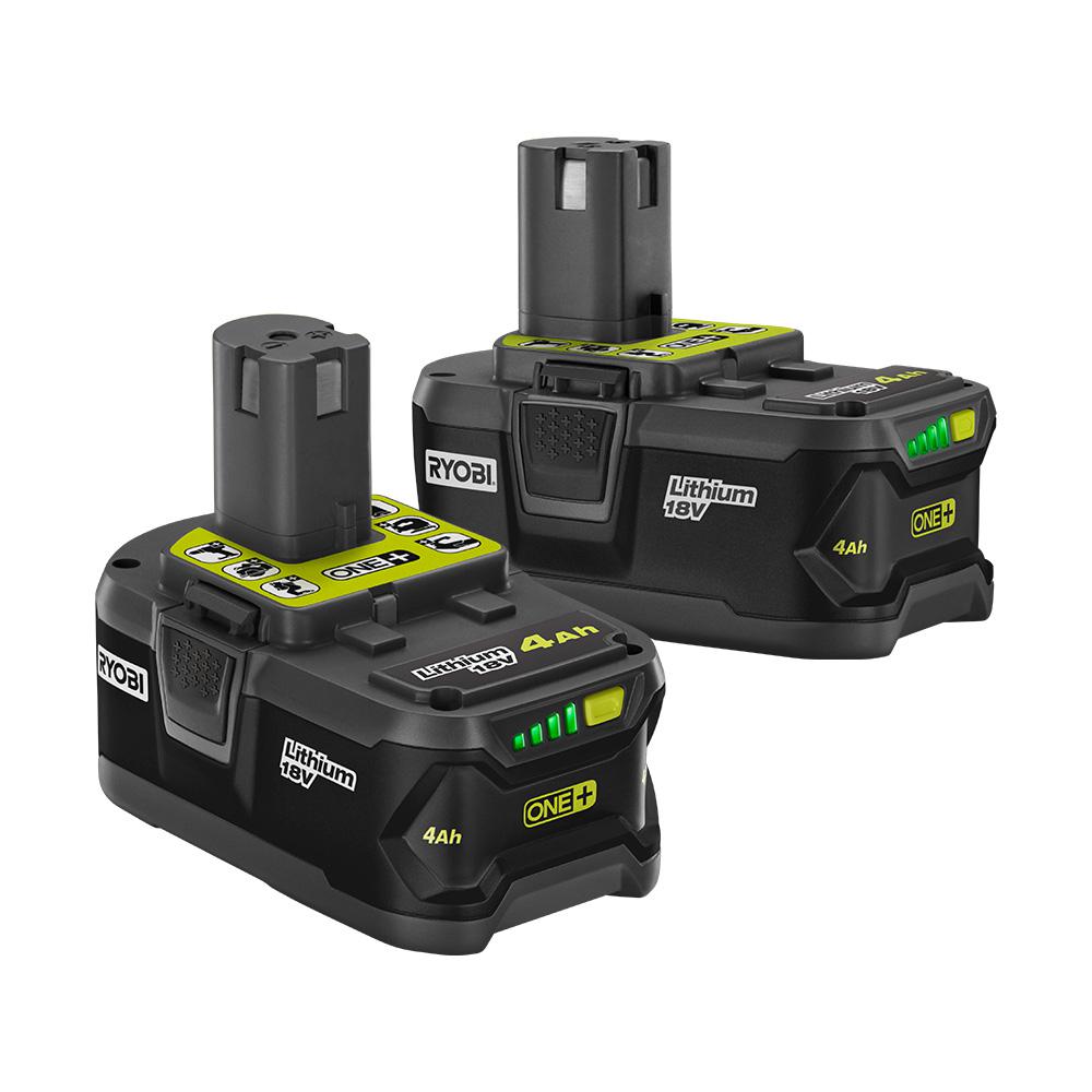(2) Ryobi 4.0Ah 18v batteries at Home Depot NOW $49