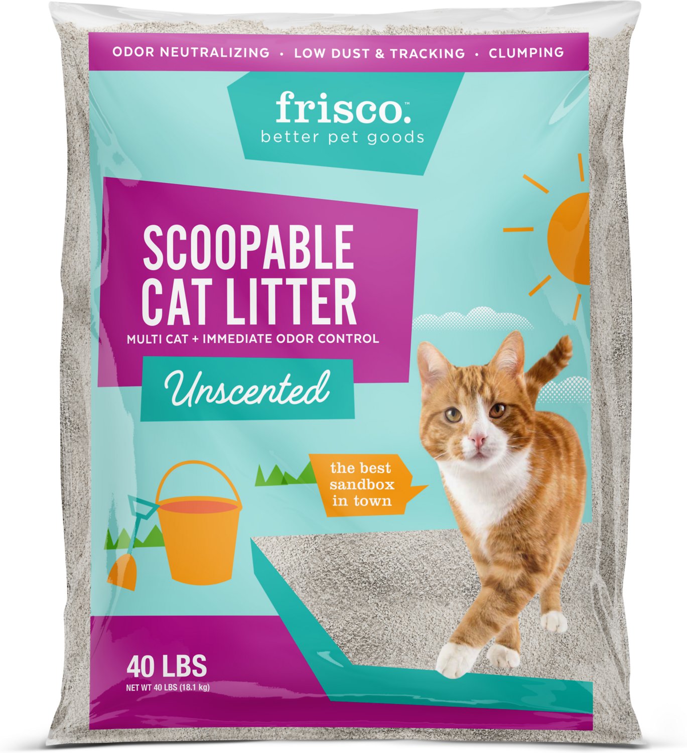 New Chewy Autoship Customers: 80-lbs Frisco Multicat Clumping Litter + Catit Hooded Litter Pan $35 + Free Shipping