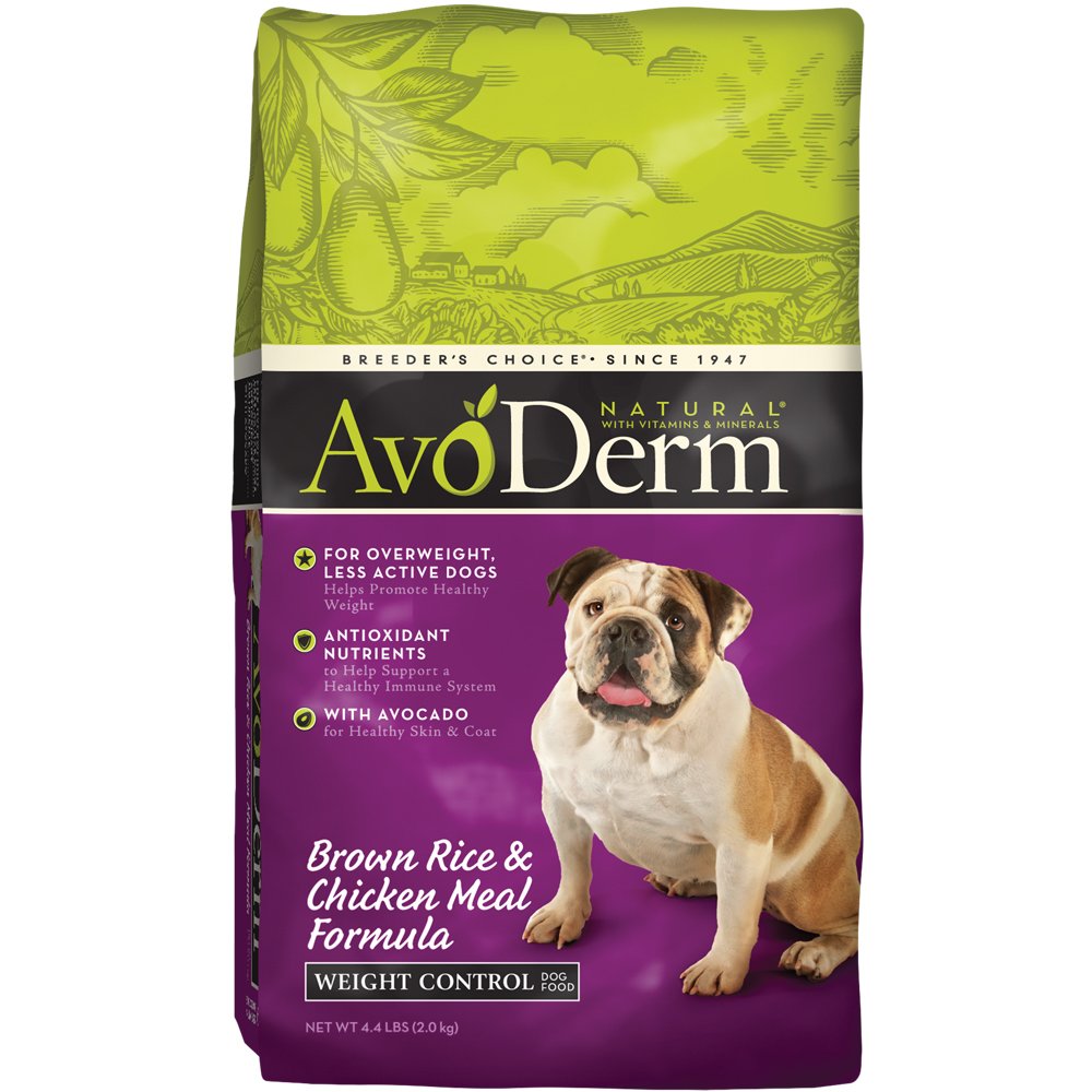 4.4LB AvoDerm Natural Weight Control Dry Dog Food $7 + FS with Amazon Prime