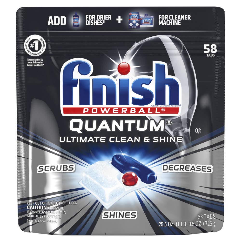 58-Ct Finish Powerball Quantum Dishwasher Detergent Tabs $8.90 w/ S&S + Free S&H